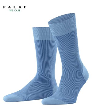 Calzini Uomo Falke Fine Shadow Socks Blu | PQXL18053