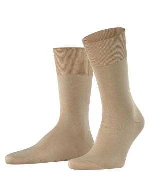 Calzini Uomo Falke Firenze Socks Beige | FYHG34075