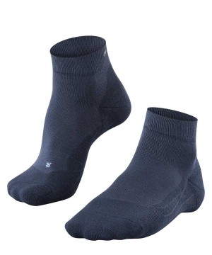 Calzini Uomo Falke GO2 Short Golf Short sock Blu | NHWJ89031