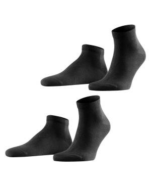 Calzini Uomo Falke Happy 2-Pack Sneaker socks Nere | KSPH98640