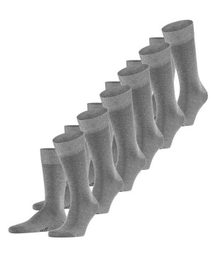 Calzini Uomo Falke Happy 6-Pack Socks Grigie | BZMN70469