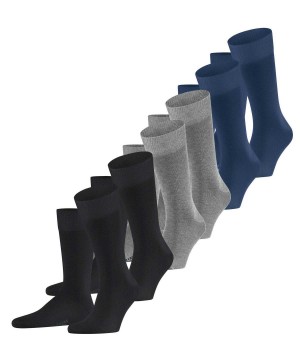 Calzini Uomo Falke Happy 6-Pack Socks Multicolored | JTZE21846