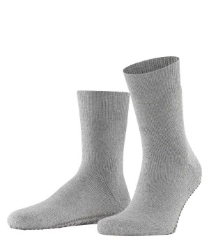 Calzini Uomo Falke Homepads House socks Grigie | ZMVX78532