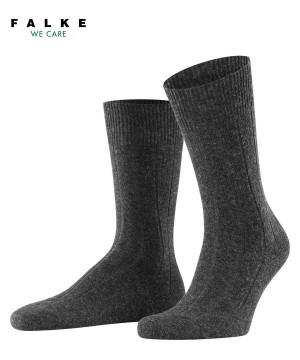 Calzini Uomo Falke Lhasa Rib Socks Grigie | YJIA68194