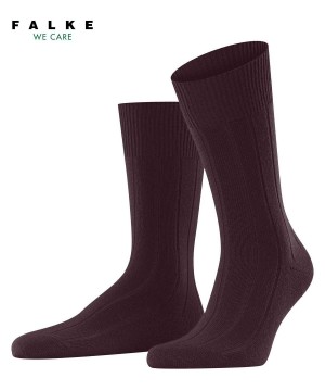 Calzini Uomo Falke Lhasa Rib Socks Rosse | TQIA84390