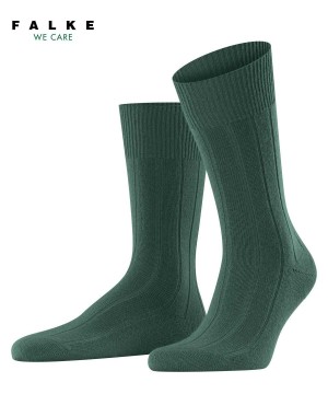 Calzini Uomo Falke Lhasa Rib Socks Verdi | TXHF27634