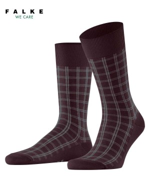 Calzini Uomo Falke Modern Tailor Socks Rosse | NEHR02561