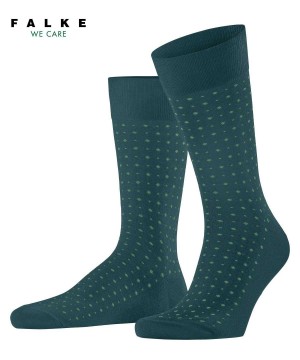 Calzini Uomo Falke Polished Dot Socks Verdi | DQRO01482