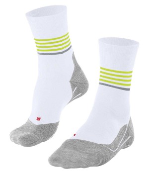 Calzini Uomo Falke RU4 Endurance Reflect Running Socks Bianche | MEKZ08526