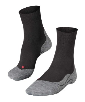 Calzini Uomo Falke RU4 Endurance Running Socks Nere | DFBH89124