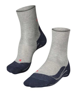 Calzini Uomo Falke RU4 Endurance Running Socks Grigie | JRMO20795