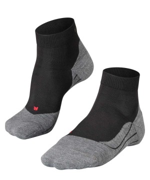 Calzini Uomo Falke RU4 Endurance Short Running Short sock Nere | BZRS64593