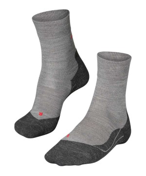 Calzini Uomo Falke RU4 Endurance Wool Running Socks Grigie | QJPN30186