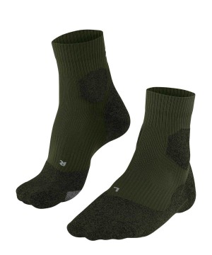 Calzini Uomo Falke RU Trail Grip Running Socks Verdi | QXKM25301