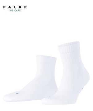 Calzini Uomo Falke Run Rib Short sock Bianche | LUVD36485