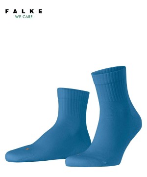 Calzini Uomo Falke Run Rib Short sock Blu | VHLF53407