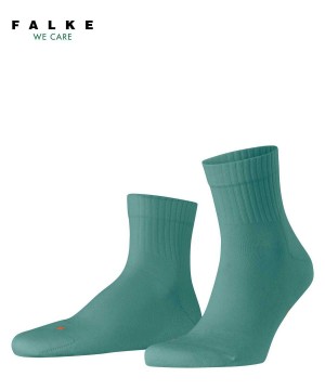 Calzini Uomo Falke Run Rib Short sock Verdi | TEZS82301