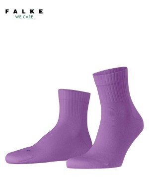 Calzini Uomo Falke Run Rib Short sock Viola | PSAY61452