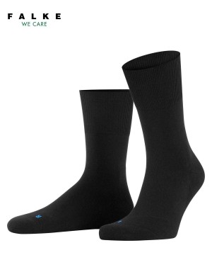 Calzini Uomo Falke Run Socks Nere | HQSZ52903