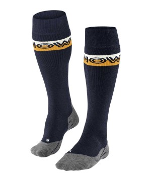 Calzini Uomo Falke SK2 Intermediate Skiing Knee-high Socks Blu | MRPZ59740