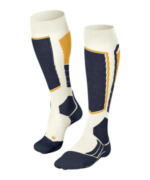 Calzini Uomo Falke SK2 Intermediate Skiing Knee-high Socks Bianche | KJXI56081