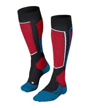 Calzini Uomo Falke SK2 Intermediate Skiing Knee-high Socks Nere | VREK07493