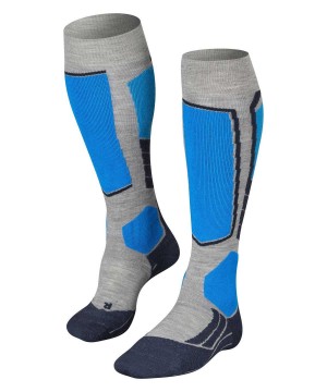 Calzini Uomo Falke SK2 Intermediate Skiing Knee-high Socks Grigie | BDQN20734