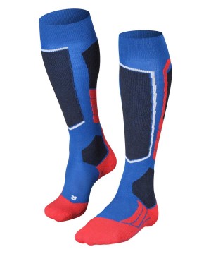 Calzini Uomo Falke SK2 Intermediate Skiing Knee-high Socks Blu | VPCW61894