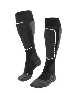 Calzini Uomo Falke SK2 Intermediate Vegan Skiing Knee-high Socks Nere | OWQL07839