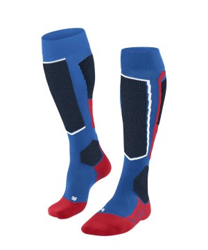 Calzini Uomo Falke SK2 Intermediate Vegan Skiing Knee-high Socks Blu | QNIT61520