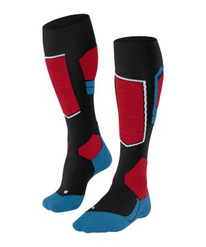 Calzini Uomo Falke SK4 Advanced Skiing Knee-high Socks Nere | WYGL30564