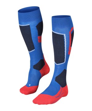 Calzini Uomo Falke SK4 Advanced Skiing Knee-high Socks Blu | EHXM02167