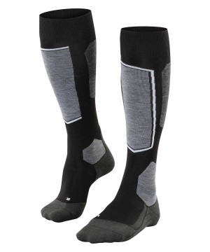 Calzini Uomo Falke SK6 Pro Skiing Knee-high Socks Nere | HPEU51462