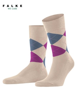 Calzini Uomo Falke Sensitive Argyle Socks Marroni | PDSZ12783