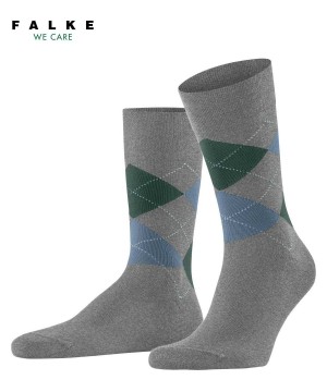 Calzini Uomo Falke Sensitive Argyle Socks Grigie | ANSC49286