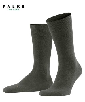 Calzini Uomo Falke Sensitive London Socks Verdi | SWOP07589