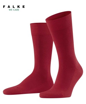 Calzini Uomo Falke Sensitive London Socks Rosse | CGOR54362