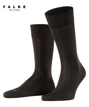 Calzini Uomo Falke Sensitive Malaga Socks Marroni | MPNH89230