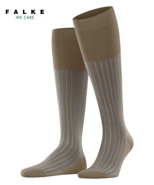 Calzini Uomo Falke Shadow Knee-high Socks Marroni | QTNZ36207