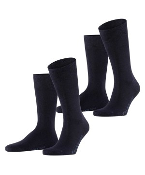 Calzini Uomo Falke Swing 2-Pack Socks Blu | JXMN65234