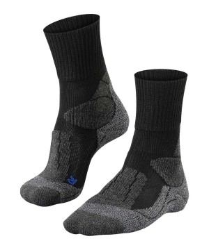 Calzini Uomo Falke TK1 Adventure Cool Trekking Socks Nere | TRBI72310