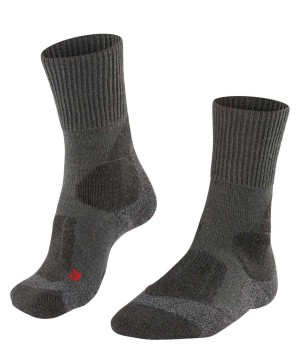 Calzini Uomo Falke TK1 Adventure Trekking Socks Grigie | XZDC73182