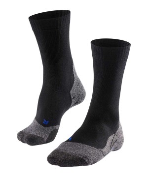 Calzini Uomo Falke TK2 Explore Cool Trekking Socks Nere | QADY92063