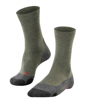 Calzini Uomo Falke TK2 Explore Melange Trekking Socks Verdi | YFDC34129