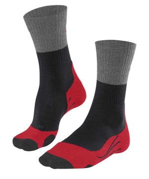 Calzini Uomo Falke TK2 Explore Trekking Socks Nere | KXBT38619