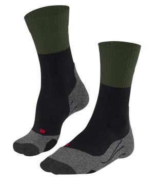 Calzini Uomo Falke TK2 Explore Trekking Socks Verdi | QJAY91368