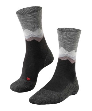 Calzini Uomo Falke TK2 Explore Trekking Socks Nere | IBOP92784