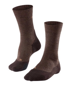 Calzini Uomo Falke TK2 Explore Wool Trekking Socks Marroni | CNPE27360