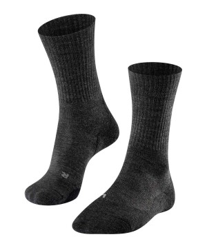 Calzini Uomo Falke TK2 Explore Wool Trekking Socks Grigie | WCXU78513