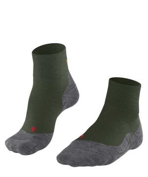 Calzini Uomo Falke TK5 Wander Short Trekking Short sock Verdi | PUSA43257